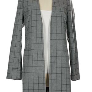 Calvin Klein Gray Plaid Women's Blazer
